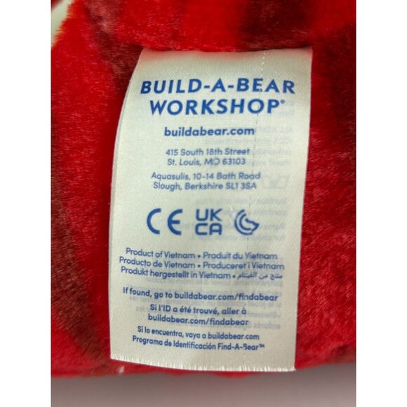 Build-a-Bear Red T-Rex Plush Stuffed Animal Dinosaur Claws Teeth Soft Toy - Picture 12 of 15